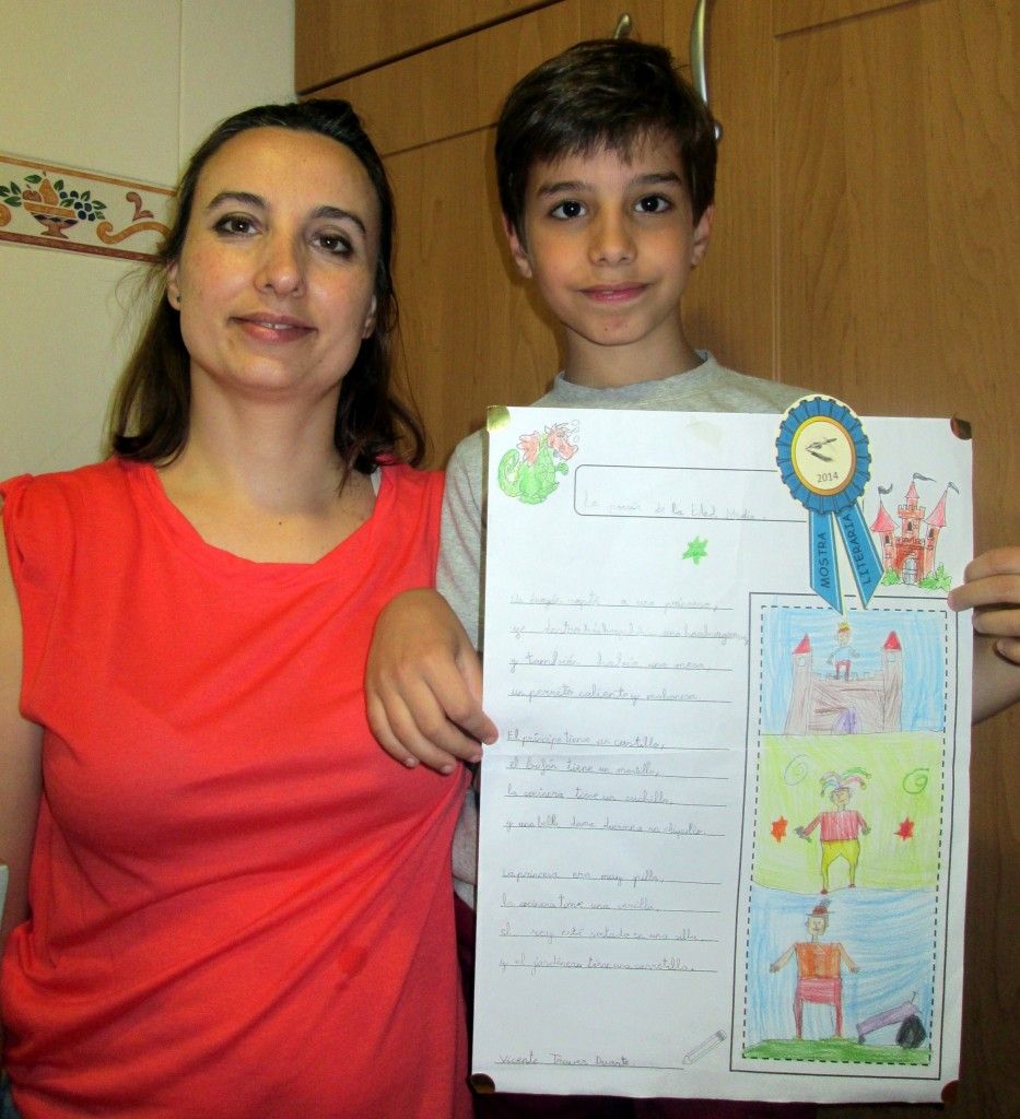 fot mia con mi madre y la poesia