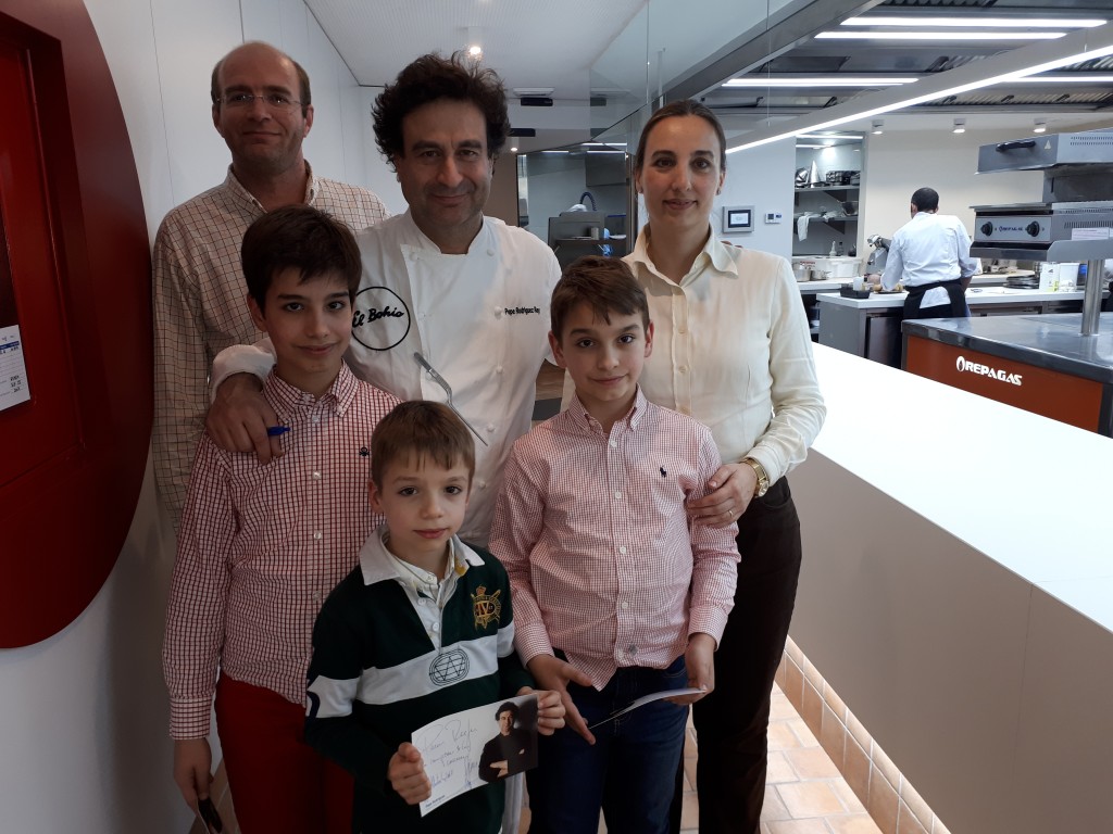 Con Pepe de Masterchef, tras cenar en El Bohio